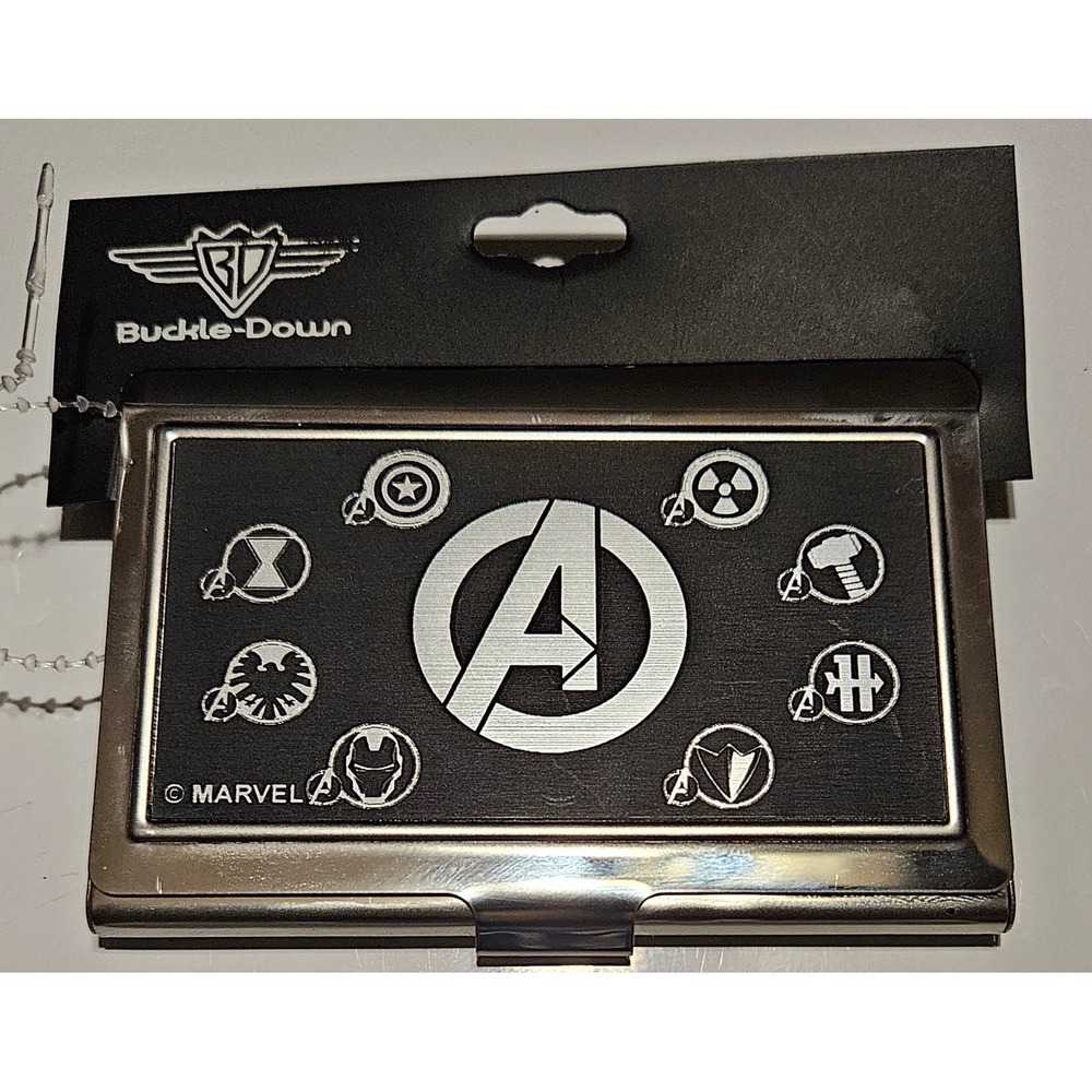 Marvel Avengers Business‎ Card Holder Case Buckle Down New